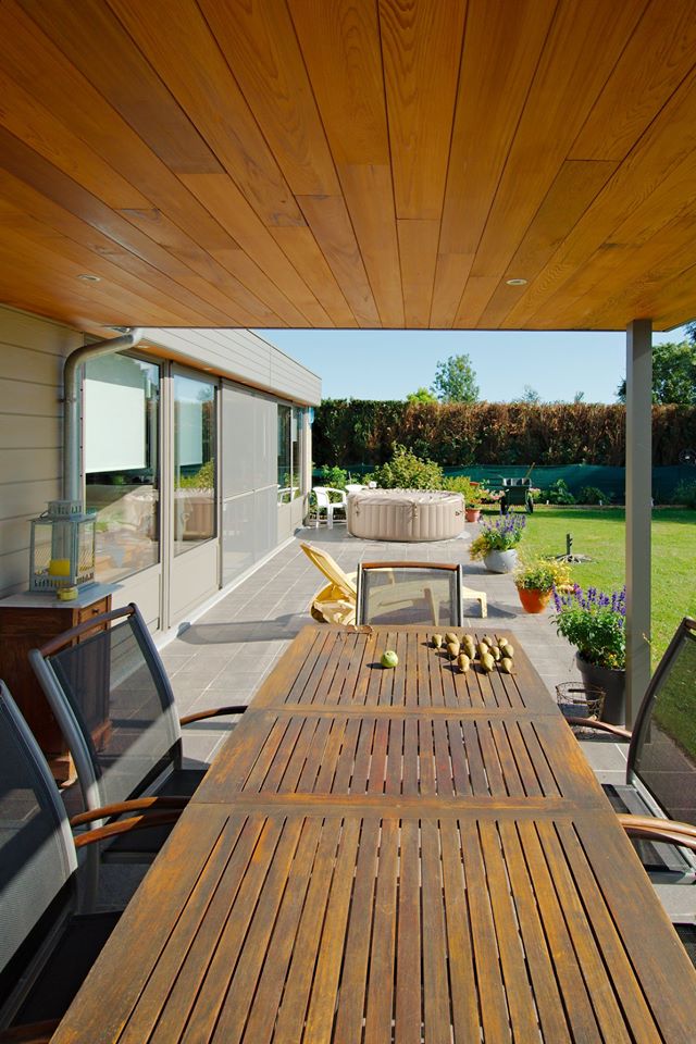 terrasse couverte en bois maison passion 2