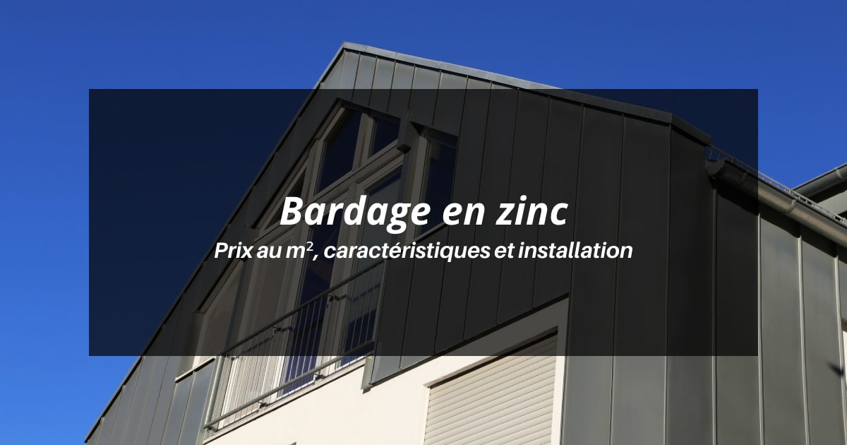 Bardage en zinc : prix au m², caractéristiques et installation